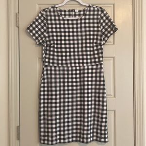 Black and White Checkered business dress